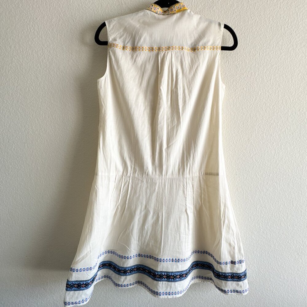 Tory Burch Embroidered Adriana Fit & Flare Dress Size 2 - Picture 8 of 15